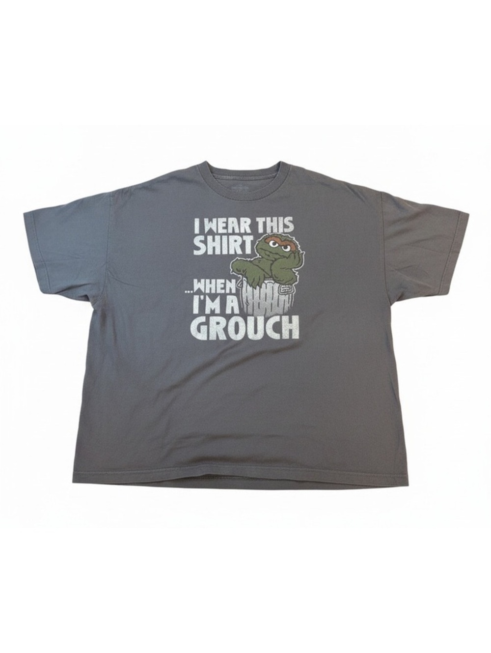 Sesame Street Oscar the Grouch Graphic T-Shirt Size 3XL